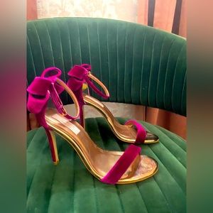 Ted Baker Fuschia / Rose Gold High Heeled Dress Sandal